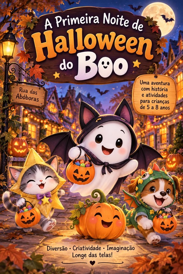 Capa de A Primeira Noite de Halloween do BOO